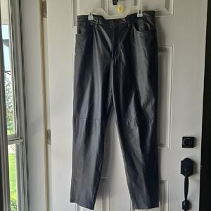 Vintage Jones New York 100% Leather Pants